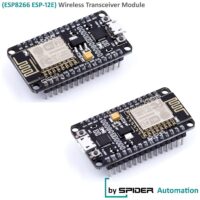 SPIDER Automation (ESP8266 ESP-12E NodeMCU) Wi-Fi Wireless Transceiver Module Development Board Lua Script (AMICA) CP2102