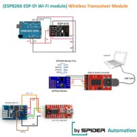 SPIDER Automation (ESP8266 ESP-01) Wi-Fi Wireless Transceiver Module