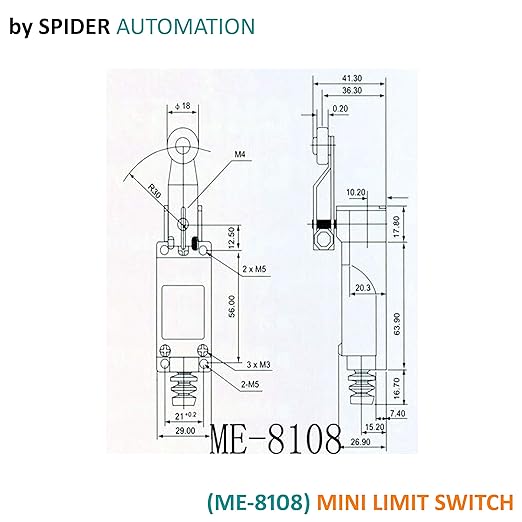 SPIDER Automation (ME-8108) mini Limit Switch, Regular - Image 6