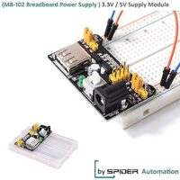SPIDER Automation (MB-102 Breadboard Power Supply) 3.3V / 5.0V Power Supply Module
