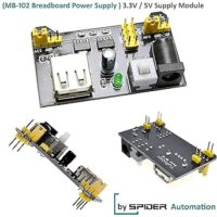 SPIDER Automation (MB-102 Breadboard Power Supply) 3.3V / 5.0V Power Supply Module