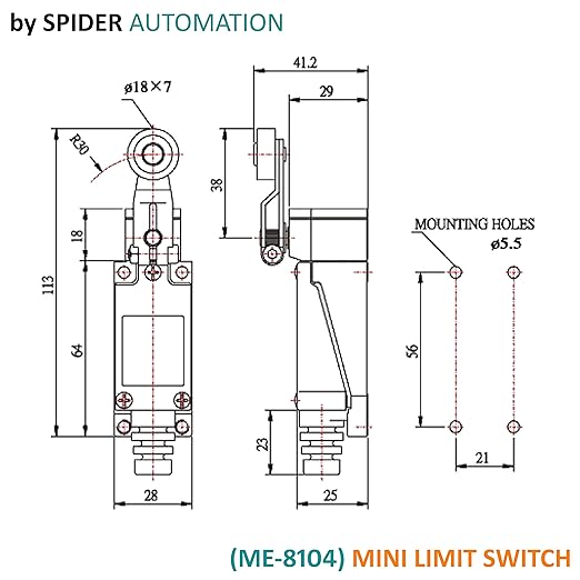 SPIDER Automation (ME-8104) mini Limit Switch, Regular - Image 6
