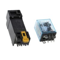 SPIDER Automation (LY2NJ) RELAY 12V DC 10A 8-PIN DPDT, Coil Operation Indicator, Plug-in Terminals, Automation Relay With Socket Base
