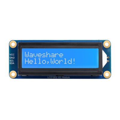 Buy Online Waveshare LCD1602 I2C Display Module White color with blue ...