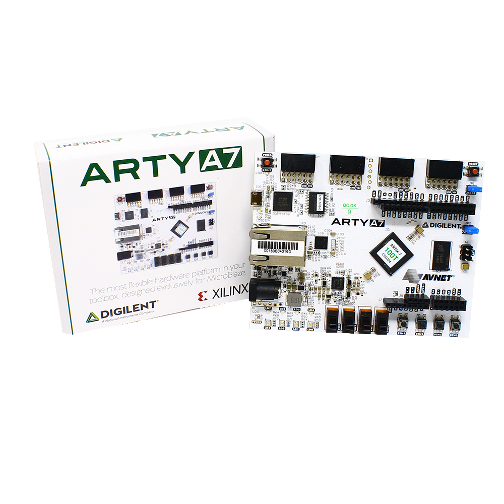 (SPIDER Automation) Digilent Arty A7-100T | Artix-7 FPGA Development Board with 256MB DDR3L, 16MB Flash, & MicroBlaze Support - Image 2