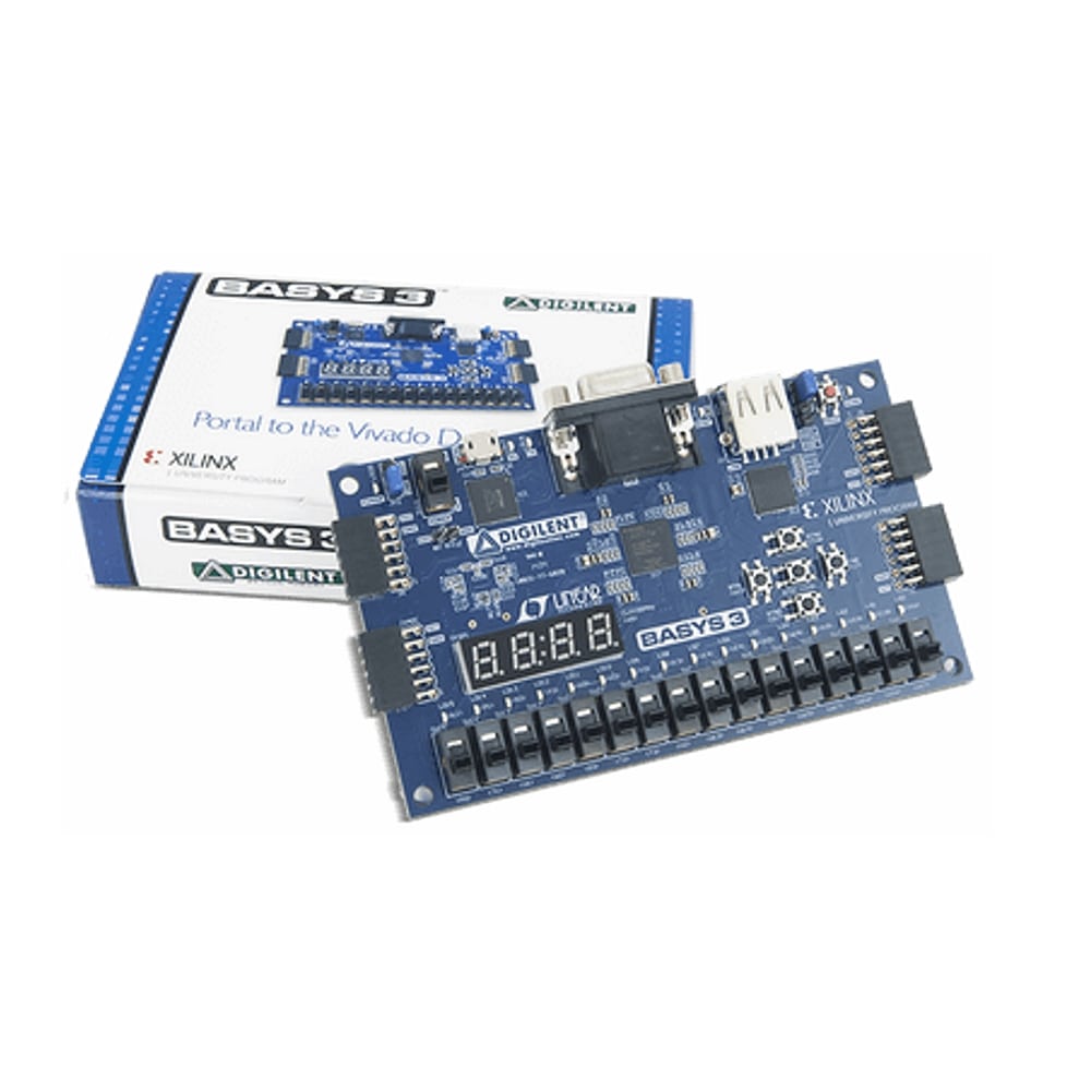 (SPIDER Automation) Basys 3 Artix-7 FPGA Trainer Board | Beginner-Friendly Digital Circuit Development Platform with VGA & Switches - Image 2