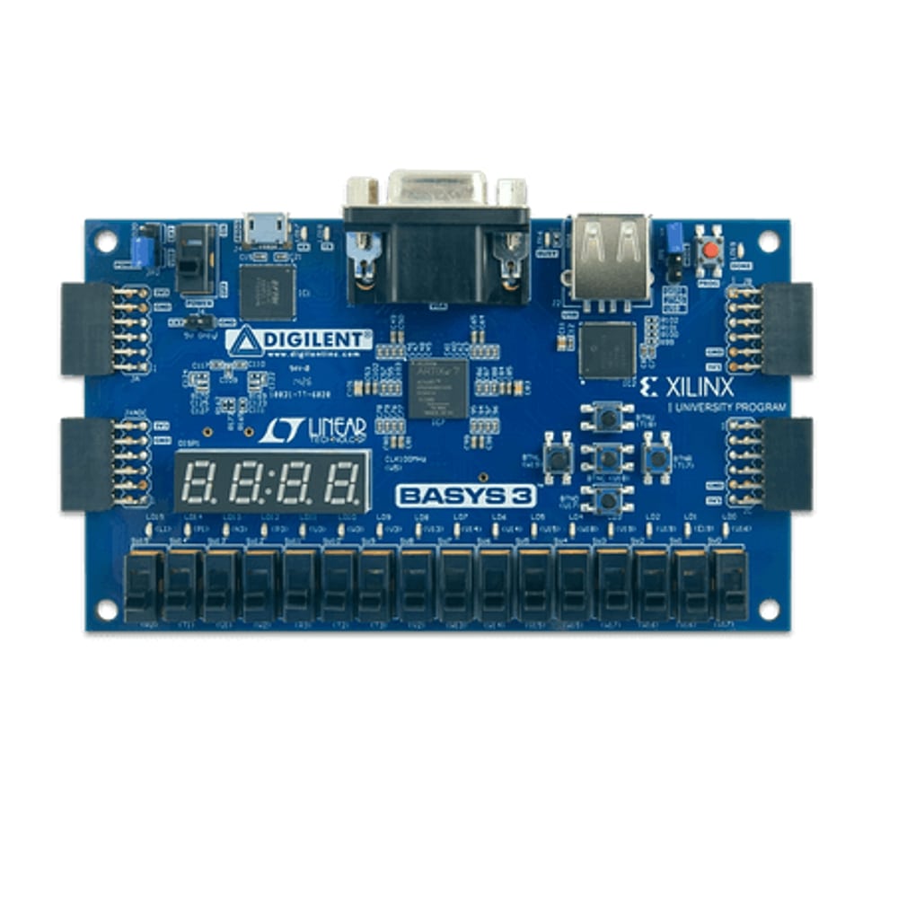 (SPIDER Automation) Basys 3 Artix-7 FPGA Trainer Board | Beginner-Friendly Digital Circuit Development Platform with VGA & Switches - Image 3
