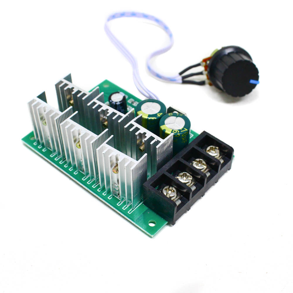 (SPIDER Automation) 2000W 40A PWM DC Motor Speed Controller | 9V-55V Regulated Driver with Potentiometer & Heatsink - Image 4