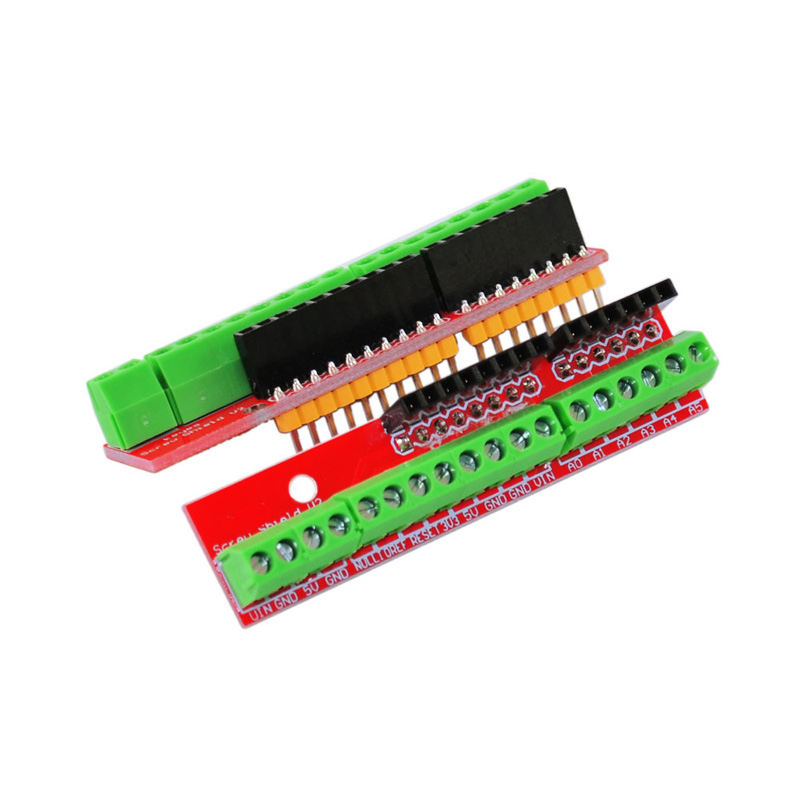 (SPIDER Automation) Screw Shields V2 Terminal Expansion Board | Arduino Compatible I/O Screw Shield for Uno R3