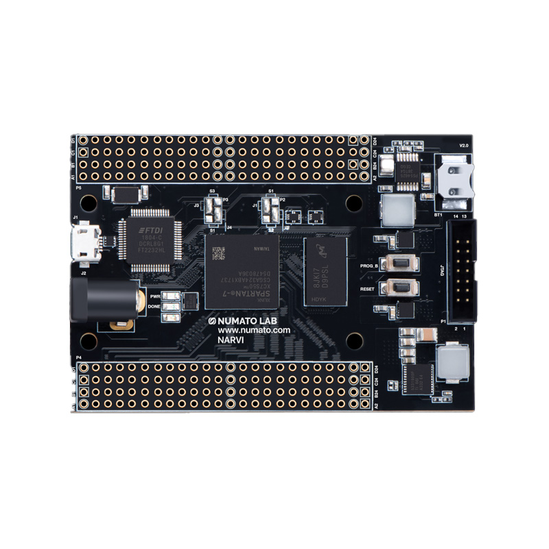 (SPIDER Automation) NumatoLab Narvi S7 | Spartan-7 USB FPGA Development Module with DDR3 & 130 I/Os