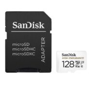 SanDisk V30 128GB High Endurance Video MicroSDHC Card with Adapter