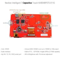 Nextion Intelligent NX8048P070-011C 7.0? HMI Capacitive Touch Display
