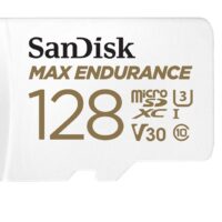 SanDisk V30 128GB MAX Endurance microSDHC Card with Adapter