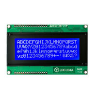 Original JHD 20?4 character LCD Display with Blue Backlight