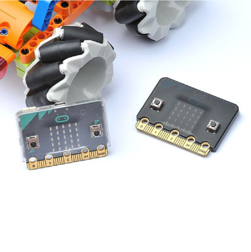 (SPIDER Automation) Frosted Transparent Protective Case for Micro:bit V1 | Plastic Enclosure Shell | Black - Image 3