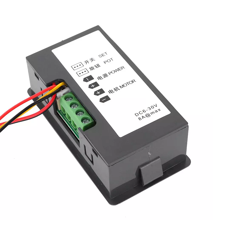 CCM5D Digital PWM DC Motor Speed Controller | 6V-24V 8A Digital Display DC Motor Governor | for Brushed DC Motors & Industrial Automation - Image 3