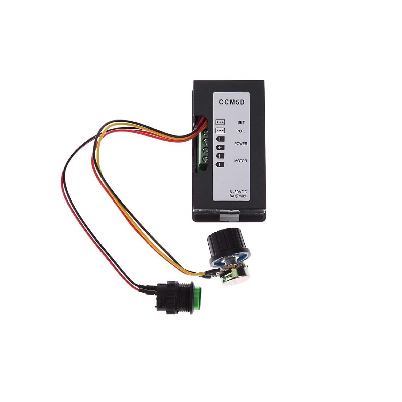 (SPIDER Automation) CCM5D Digital PWM DC Motor Speed Controller with Display | 6–30V, 8A | 16kHz PWM, 0–100% Speed Control - Image 5