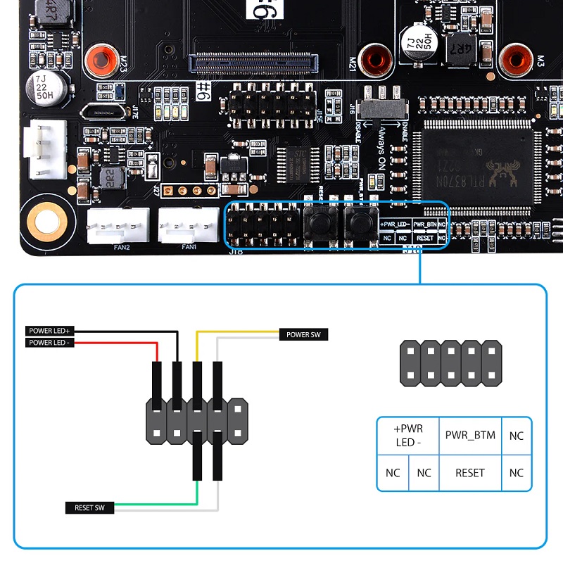 Case for DeskPi ITX Case Kit for DeskPi Super6C - Image 7