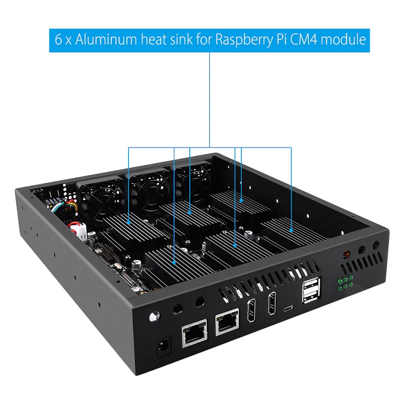 Case for DeskPi ITX Case Kit for DeskPi Super6C - Image 3