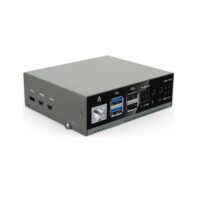 EDATEC ED-IPC3020-04001-P Industrial Computer Based on Raspberry Pi 5 with Pi5 4GB,Audio input & output,RS232 & 485, with 128GB SSD, with PoE