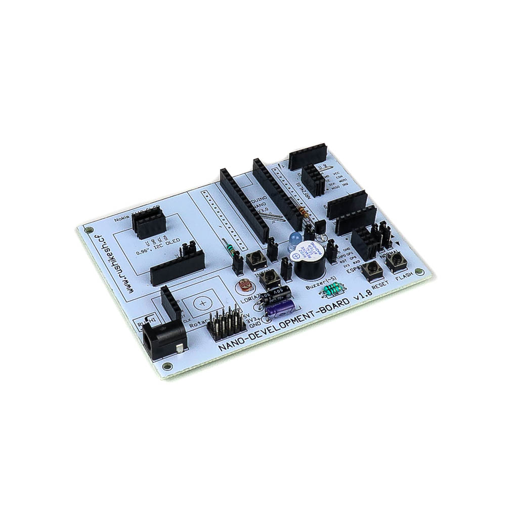 (SPIDER Automation) HACK-NANO Development Board | Breadboard-Free Testing PCB | For Arduino Nano
