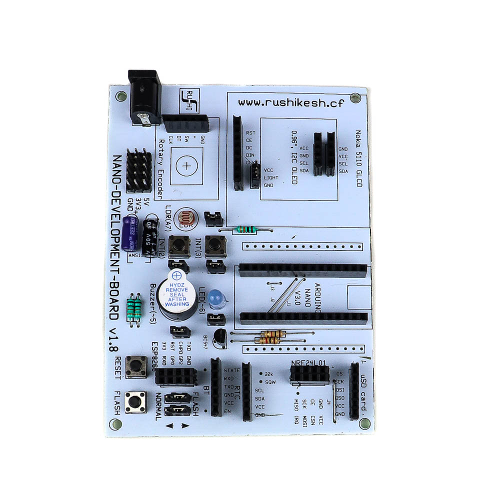 (SPIDER Automation) HACK-NANO Development Board | Breadboard-Free Testing PCB | For Arduino Nano - Image 2
