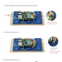 Waveshare 7inch Capacitive Touch IPS Display for Raspberry Pi, with Protection Case, 1024?600, DSI Interface