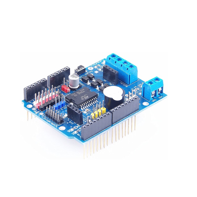 (SPIDER Automation) L298P Dual DC Motor & Servo Driver Shield | 2A Max Drive Current | For Arduino - Image 5