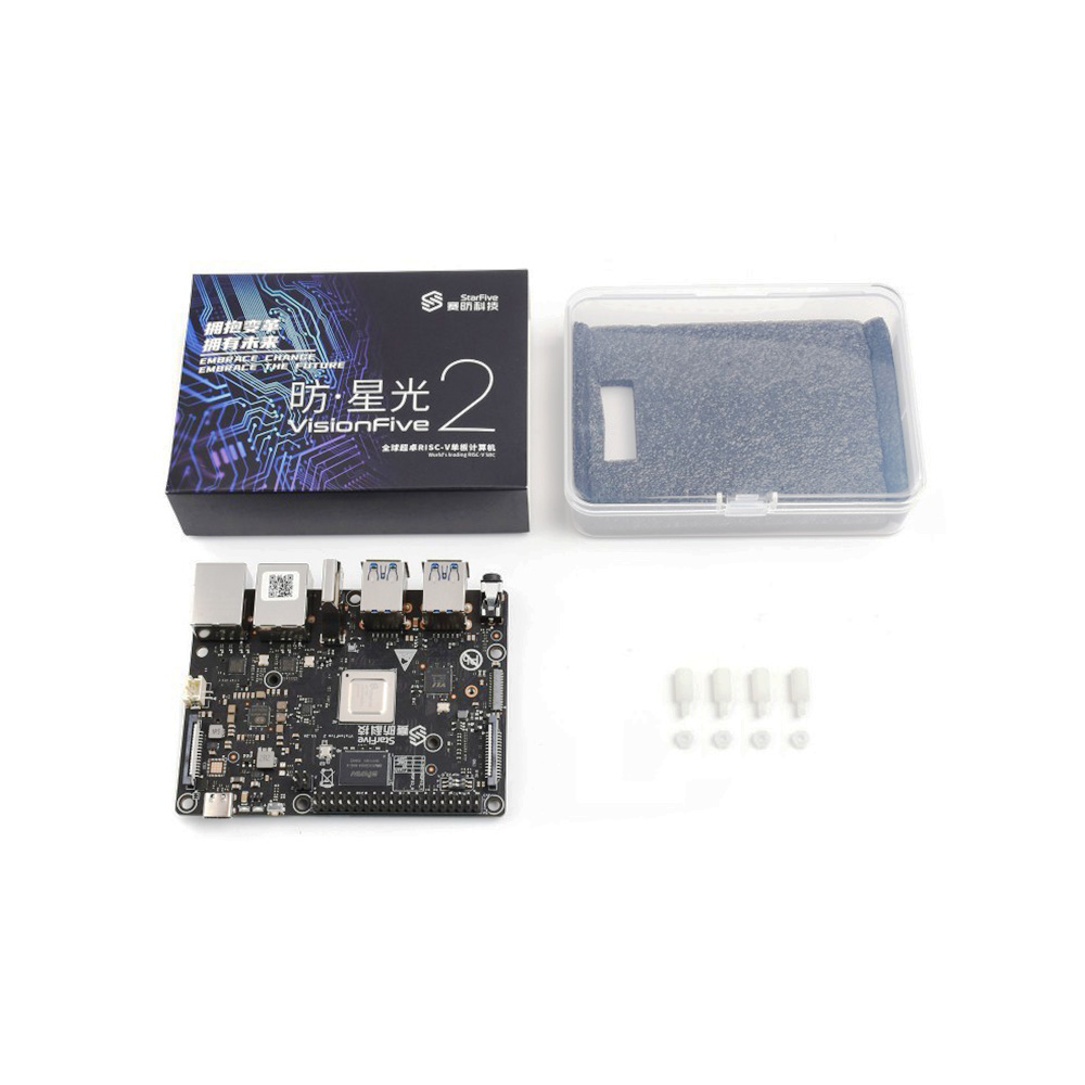 (SPIDER Automation) Waveshare VisionFive 2 RISC-V 4GB RAM Single Board Computer | StarFive JH7110 Quad-Core SoC with Wi-Fi & USB-C Power - Image 3