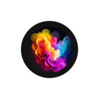 Waveshare 4inch HDMI Round Touch Display, 720 ? 720, IPS, 10-Point Touch, Round LCD, Optical Bonding Toughened Glass Panel