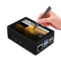 52Pi 3.5 inch HDMI Touch Screen with Case for Raspberry Pi 5, with Official Pi 5 Active Cooler