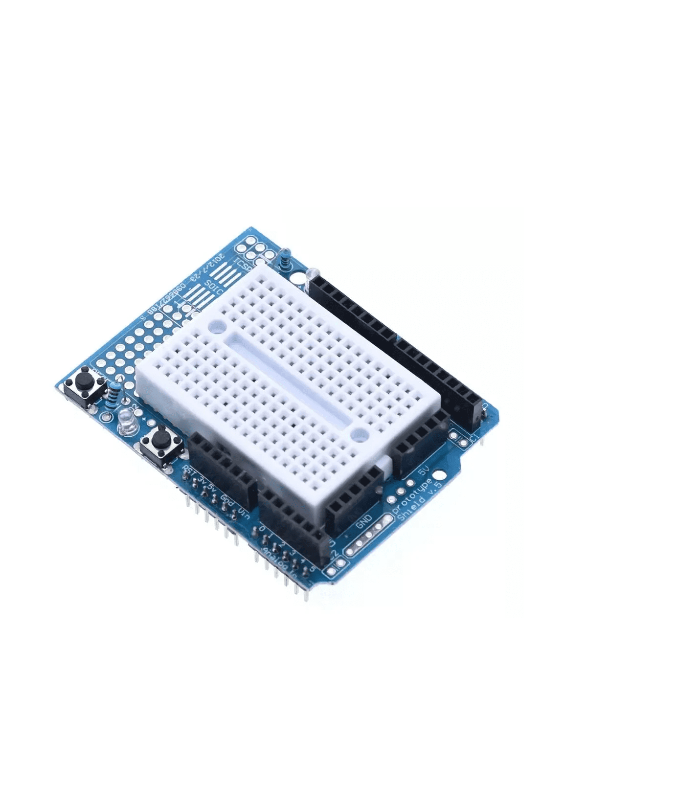 (SPIDER Automation) UNO Proto Shield Prototype Expansion Board with SYB-170 Mini Breadboard | Arduino Uno Prototyping Shield