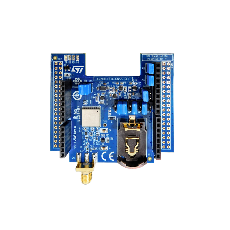 (SPIDER Automation) STMicroelectronics X-NUCLEO-GNSS1A1 GNSS Expansion Board | Teseo-LIV3F Positioning Module Shield for STM32 Nucleo