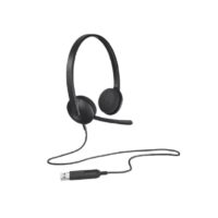 Logitech H340 Stereo Wired Over Ear Headphones With Mic