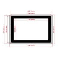 Waveshare 10.1 Inch Capacitive HDMI LCD Display (B) with Case 1280?800 (Without Power Adapter)