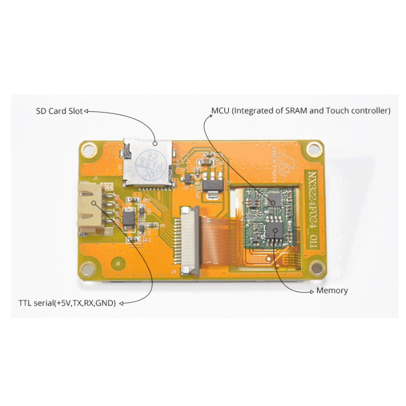 Nextion Discovery NX3224F028 2.8? Resistive Touch Display - Image 3