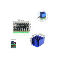 TMC2209 Stepper Motor Driver Module with Heatsink