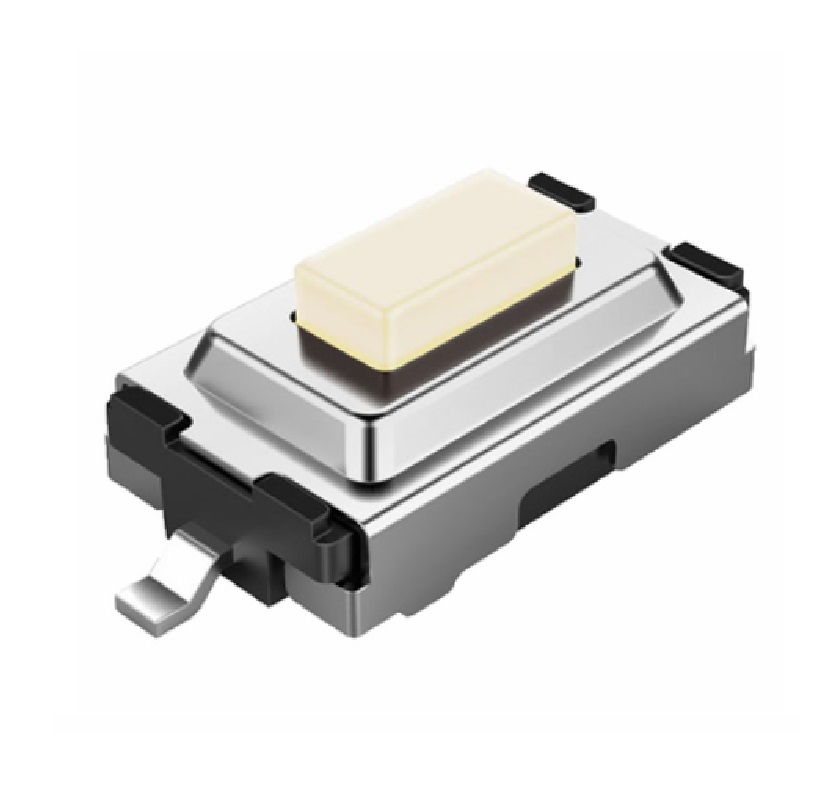 TVBM17 Tact Switch | 6.1×3.7mm Vertical Push | Dust-Proof Sealed SMD