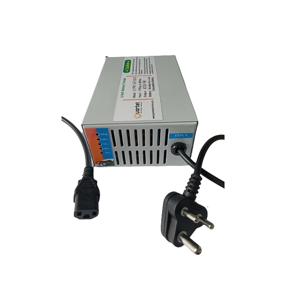 Quartet 16S Li-Ion Battery Charger | 67.2V 10A NMC Smart Charger with IEC-C13 Connector - Image 2