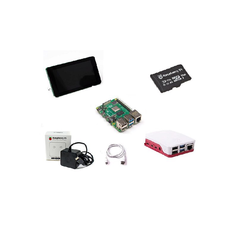 Raspberry Pi 4 2GB Starter Kit with Official 7 inch Touch Display
