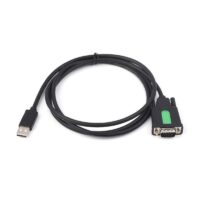 Waveshare Industrial USB To RS232 Serial Adapter Cable, USB Type A To DB9 Male Port, Original FT232RL Chip, Cable Length 1.5m
