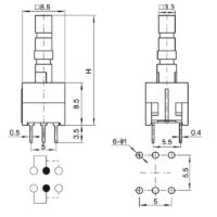 Self Lock Switch-KFC-8.5*8.5-D