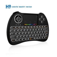 2.4G Wireless Mini Touch Keyboard with Colorful Backlight for Raspberry PI 4B/3B/3B+