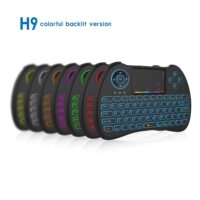 2.4G Wireless Mini Touch Keyboard with Colorful Backlight for Raspberry PI 4B/3B/3B+