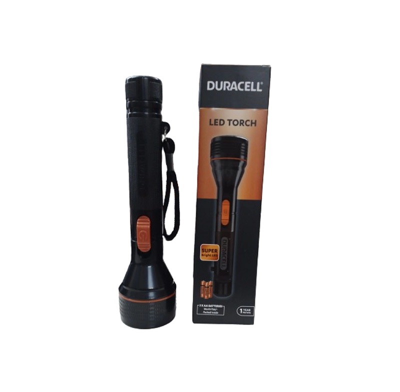 Duracell Super Bright 1W LED Torch with 3AA Batteries | Model DU054