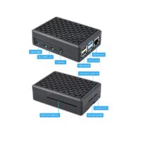 Aluminum Grid Grooved Case for Raspberry Pi 4