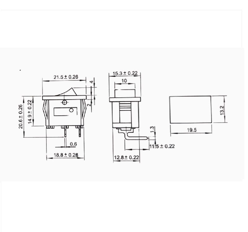 KDC-03 Rocker Switch | 250V Versatile Power Toggle - Image 2