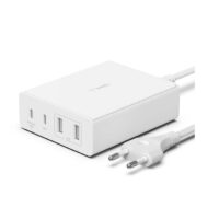 Belkin 108W GaN 4 Port (2 USB-A and 2 USB-C PD 3.0) Fast Charger with PPS Technology ? White