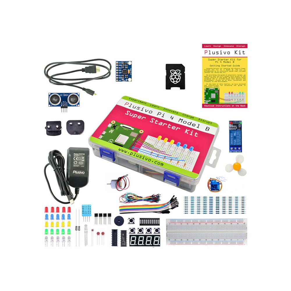 Plusivo Pi 4 Super Starter Kit without Raspberry Pi