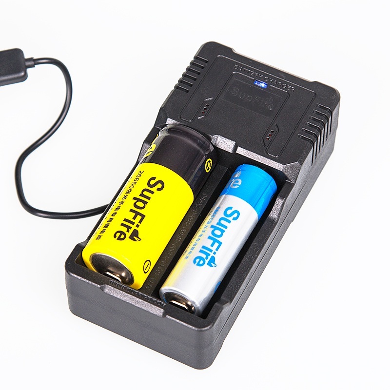 Supfire Portable Double Groove Battery Charger - Image 4